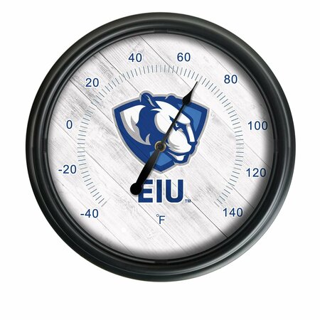 HOLLAND BAR STOOL CO Eastern Illinois University Indoor/Outdoor LED Thermometer ODThrm14BK-08EastIL